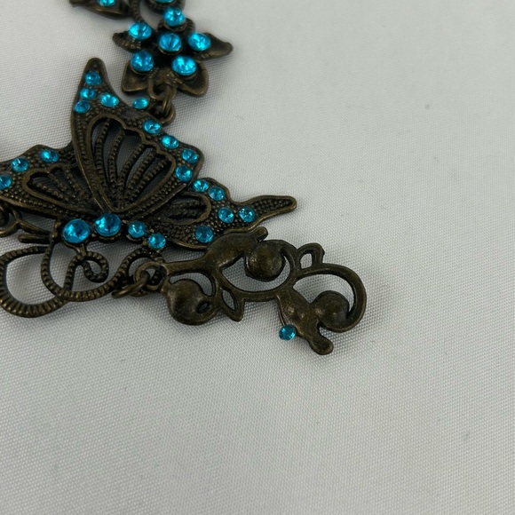 Vintage Boho Statement Butterfly Necklace - Picture 3 of 6